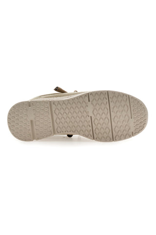 Herren Freizeitschuhe aus grünem Stoff Sevenoaks PK1147M