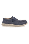 Sevenoaks PK1147L blau Stoff lässig Herrenschuhe