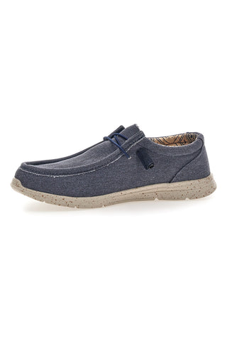 Sevenoaks PK1147L blau Stoff lässig Herrenschuhe