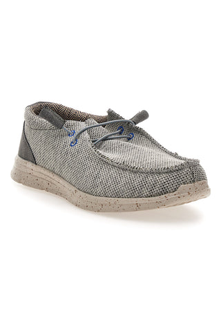 Herren Freizeitschuhe aus grauem Stoff Sevenoaks PK1118G