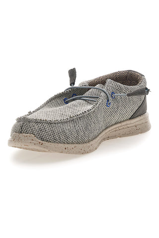 Herren Freizeitschuhe aus grauem Stoff Sevenoaks PK1118G
