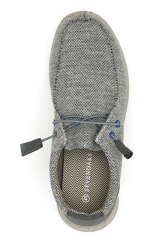 Herren Freizeitschuhe aus grauem Stoff Sevenoaks PK1118G