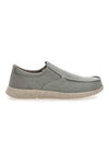 Herren grau Sevenoaks Stoff Mokassins PK6243D