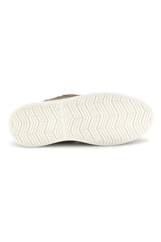 Braune Loafer mit Schnürsenkeln und kontrastierender Sohle Max Dillan 3BF136524