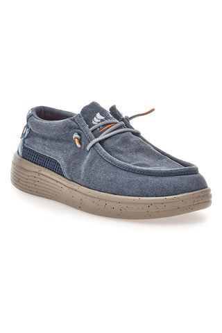 Sevenoaks Blau Stoff Slipper YH25073