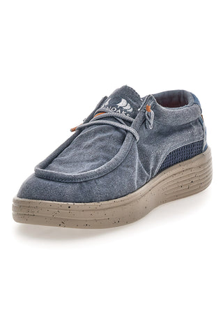 Sevenoaks Blau Stoff Slipper YH25073