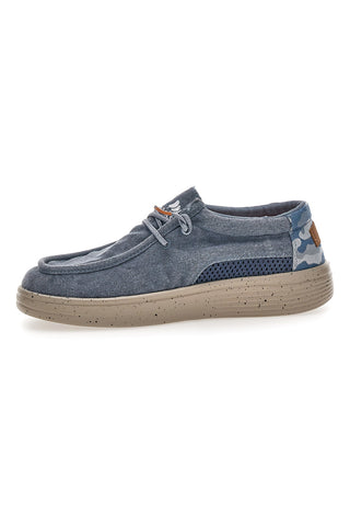 Sevenoaks Blau Stoff Slipper YH25073