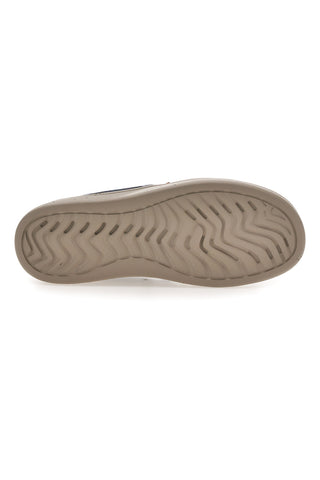 Mocassini da uomo blu in tessuto Sevenoaks YH25073