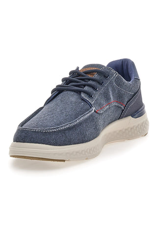 Sneakers da uomo blu in tessuto Sevenoaks YH25096