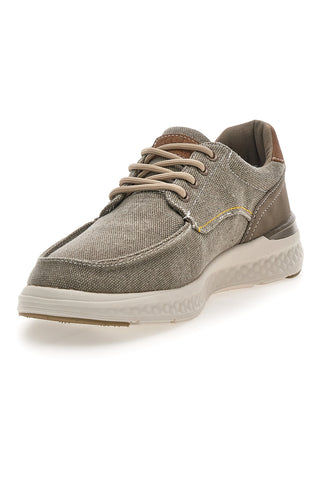 Sneakers da uomo beige in tessuto Sevenoaks YH25096