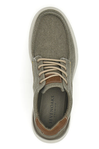Sneakers da uomo beige in tessuto Sevenoaks YH25096