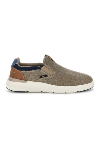 Sevenoaks Beige Stoff Slipper YH25129