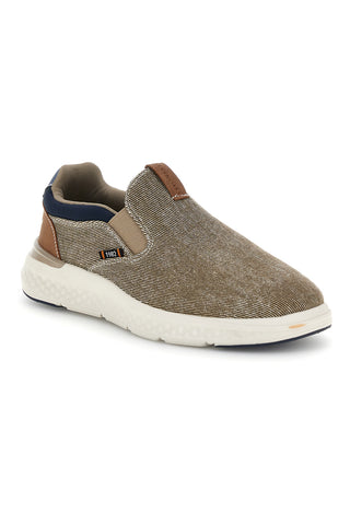 Mocassini beige in tessuto con suoletta estraibile Sevenoaks YH25129