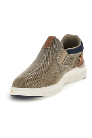 Mocassini beige in tessuto con suoletta estraibile Sevenoaks YH25129