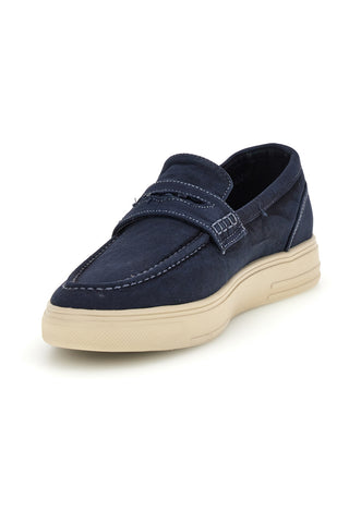 Wrangler blau Stoff Mokassins 2026103527F