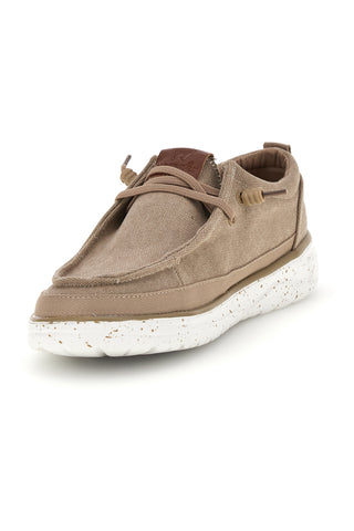 Mocassini beige in tessuto Wrangler 2026103638F