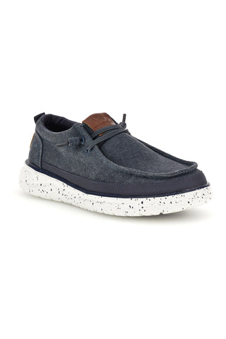 Blaue Mokassins aus Wrangler-Stoff 2026103629Y