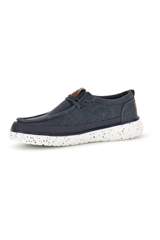 Blaue Mokassins aus Wrangler-Stoff 2026103629Y