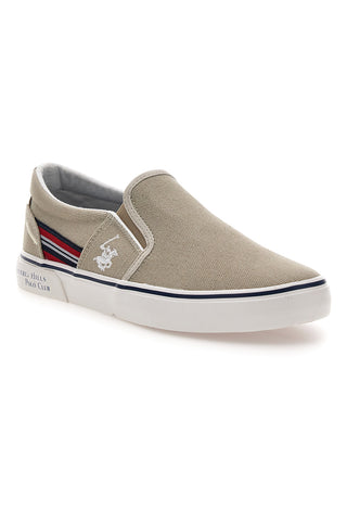 Mocassini beige in tessuto Beverly Hills Polo Club Bolton Cvs