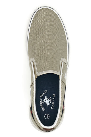 Mocassini beige in tessuto Beverly Hills Polo Club Bolton Cvs