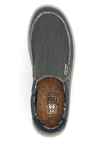 Sneakers grigie slip-on Route 66 RO41817