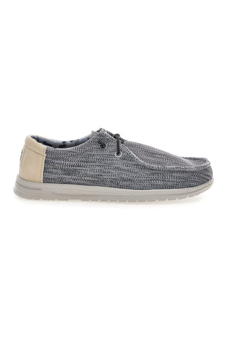 Scarpe slip on grigio in tessuto Route 66 RO41815