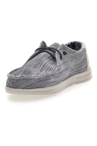 Scarpe slip on grigio in tessuto Route 66 RO41815