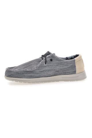 Scarpe slip on grigio in tessuto Route 66 RO41815