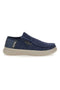 Scarpe slip on blu in tessuto Route 66 RO51803