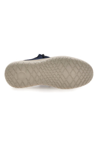 Scarpe slip on blu in tessuto Route 66 RO51803