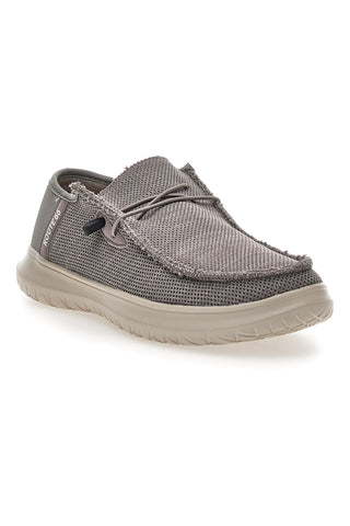 Scarpe slip on grigio in tessuto Route 66 RO51803
