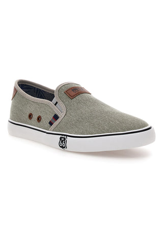 Sneakers verdi slip-on Route 66 RO01805