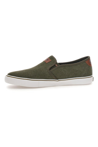 Sneakers verde scuro slip-on Route 66 RO01805