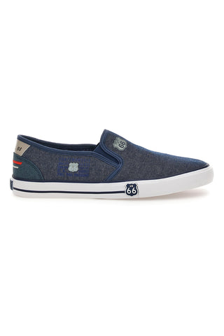 Sneakers blu slip-on Route 66 RO21808
