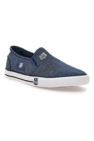 Sneakers blu slip-on Route 66 RO21808