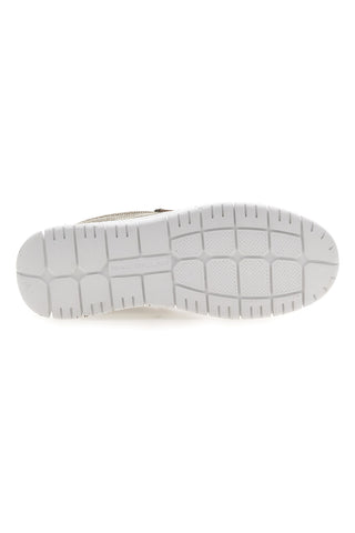 Beige Stoff Slipper mit heller Sohle Max dillan MXM419907