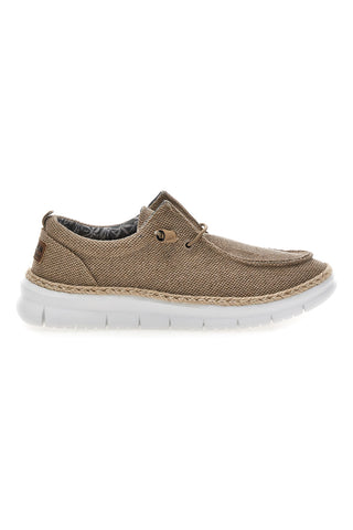 Max dillan WALLY BIG CVS taupe loafers mit Schnürsenkeln