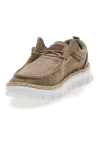 Max dillan WALLY BIG CVS taupe loafers mit Schnürsenkeln