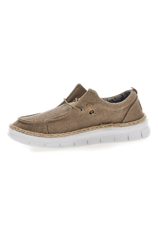 Max dillan WALLY BIG CVS taupe loafers mit Schnürsenkeln