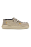 Mocassini beige con lacci U.s. golf club S2694US4636