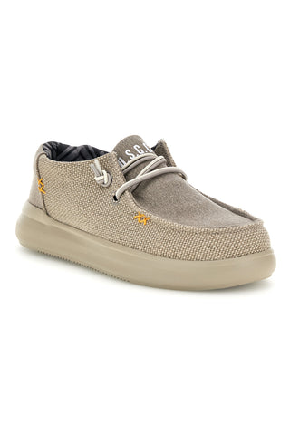 Mocassini beige con lacci U.s. golf club S2694US4636