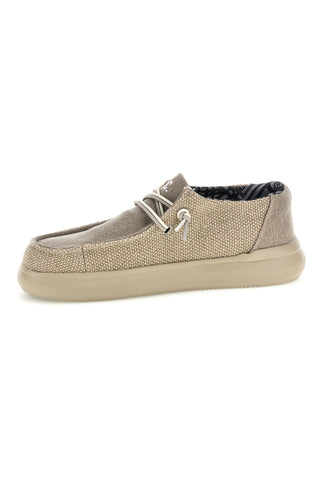 Mocassini beige con lacci U.s. golf club S2694US4636