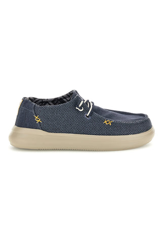 Mocassini blu con lacci U.s. golf club S2694US4636