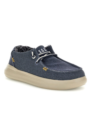 Mocassini blu con lacci U.s. golf club S2694US4636