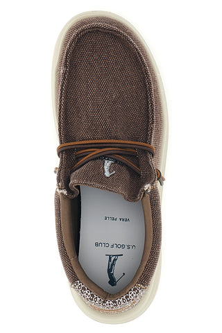 Mocassini marroni con lacci U.s. golf club S2694US4557