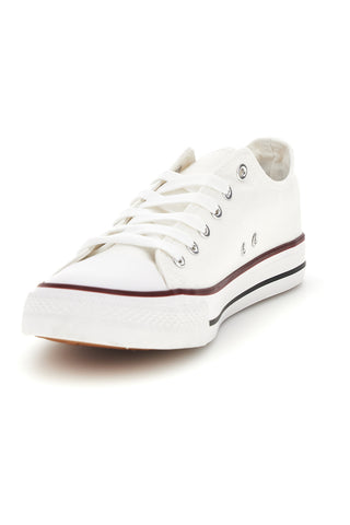 Weiße Turnschuhe mit Schnürsenkeln 2t2l 8011