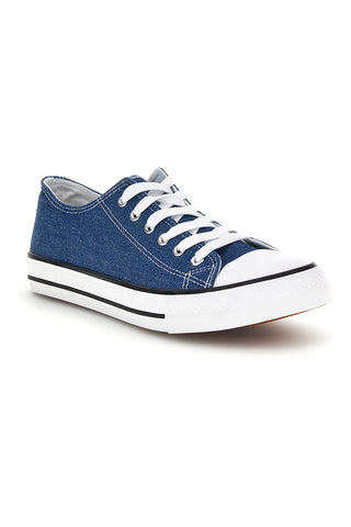 Sneakers blu denim con lacci 2t2l 8011
