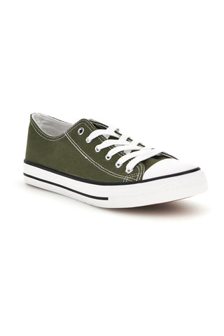 Grüne Turnschuhe mit Schnürsenkeln 2t2l 8011