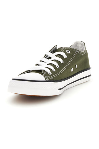 Grüne Turnschuhe mit Schnürsenkeln 2t2l 8011