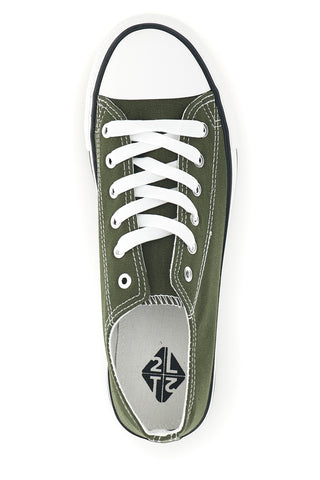 Grüne Turnschuhe mit Schnürsenkeln 2t2l 8011